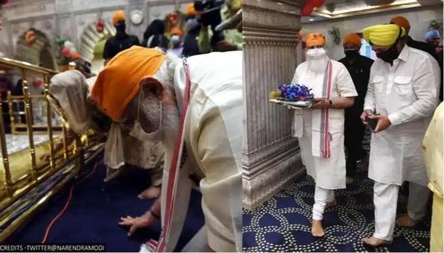 PM paid tribute to Sri Guru Teg Bahadur Ji on his 400th Parkash Purab