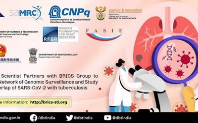 Indian Scientist Partners with BRICS Group to Setup Network of Genomic Surveillance and Study the Overlap of SARS-CoV-2 with tuberculosis