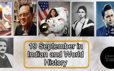 19 September in Indian and World History