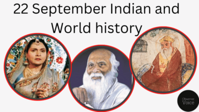 22 September in Indian and World History