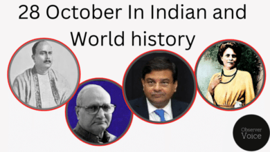 28 October in Indian and World History