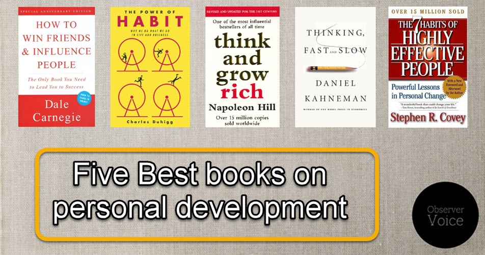 Five Best books on personal development