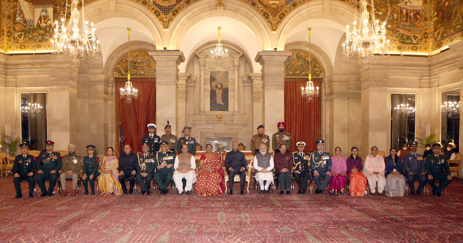 Gallantry Awards for the year 2020 is presented