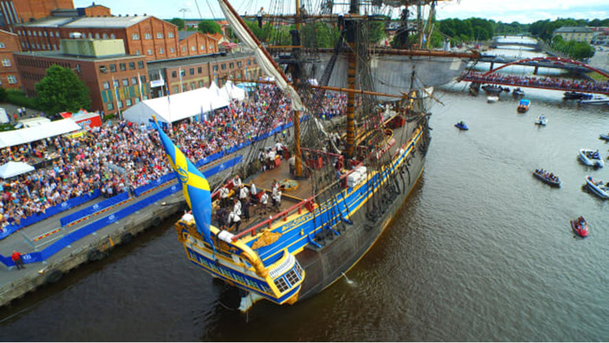 Replica 18th-century ship Götheborg II plans re-sail the trading route in 2022