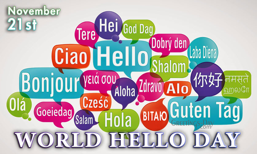 World Hello Day 2024 - Rasia Peggie