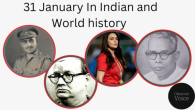 31 January in Indian and World History