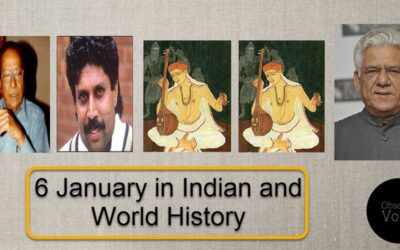6 January in Indian and World History