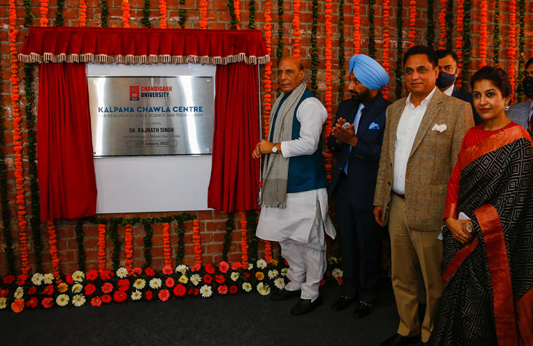 Kalpana Chawla Centre for Research in Space Science & Technology at Chandigarh University inaugurated