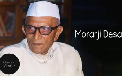 Morarji Ranchhodji Desai, an Indian politician