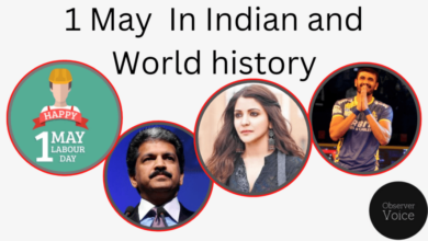 1 May in Indian and World History