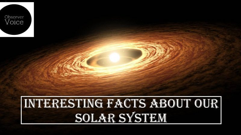 Interesting facts about Our Solar System