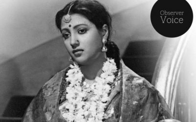 Suchitra Sen, an Indian actress