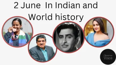 2 June in Indian and World History