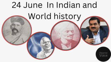 24 June in Indian and World History