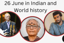26 June in Indian and World History