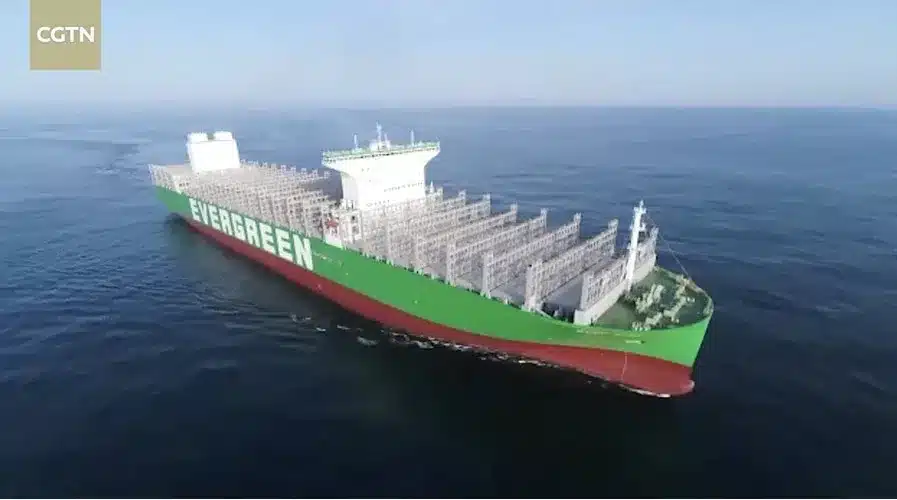 World’s largest container ship delivered