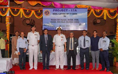 Keel laid for Seventh Project of P17A class frigates