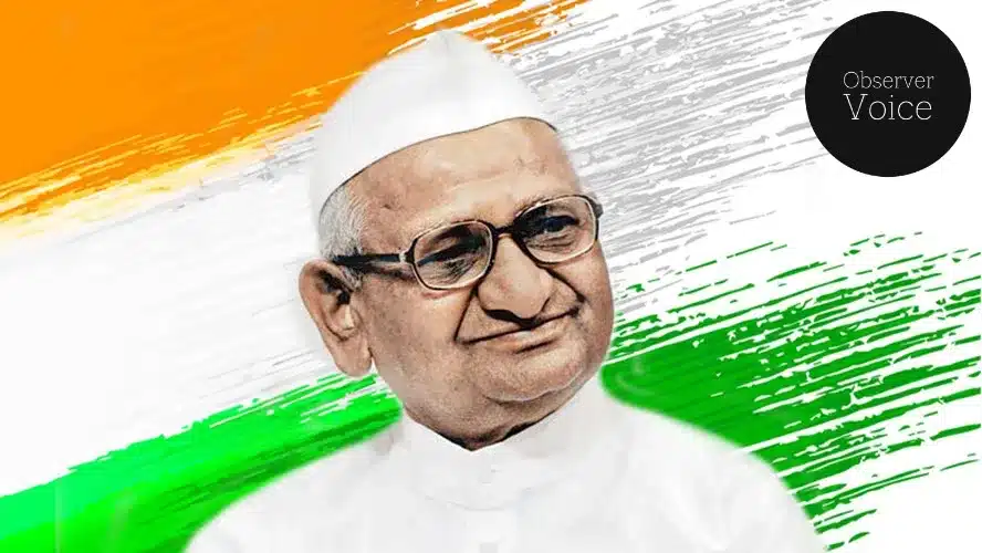 Anna Hazare an Indian social activist