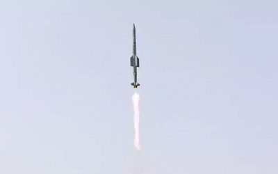 Vertical Launch Short Range Surface to Air Missile (VL-SRSAM) was successfully flight-tested
