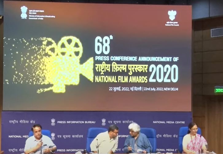68th National Film Awards announced