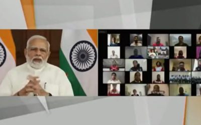 Prime Minister interacts with the Indian contingent bound for the CWG 2022