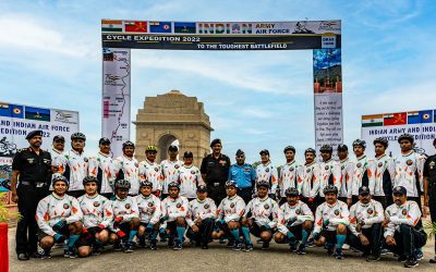 Delhi to Drass cycling expedition commences