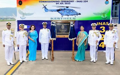ALH Squadron INAS 324 Commissioned at Visakhapatnam