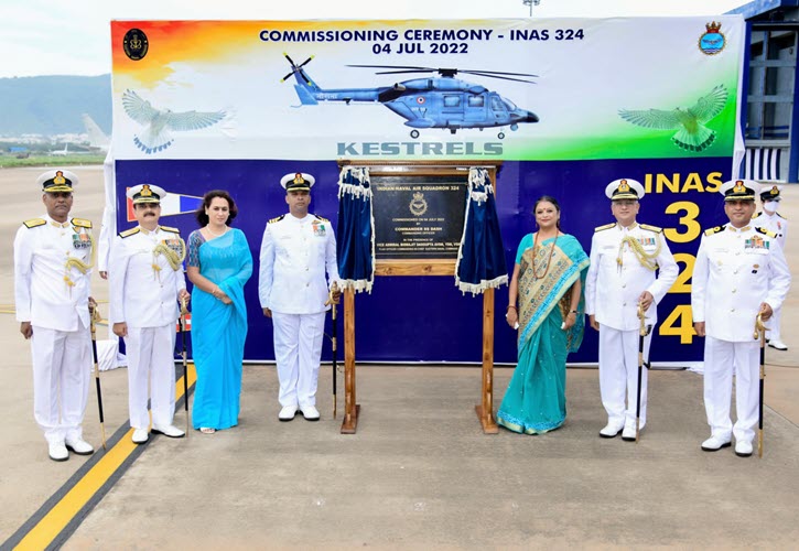 ALH Squadron INAS 324 Commissioned at Visakhapatnam