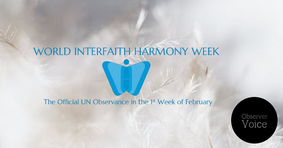 1 February: World Interfaith Harmony Week 2022 and its Significance