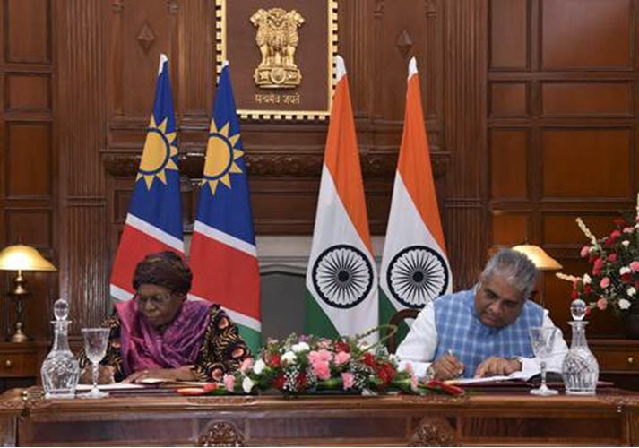 India-Namibia signs an MoU on wildlife conservation