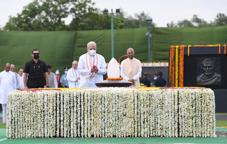 PM pays tribute to Atal Bihari Vajpayee on his Punya Tithi