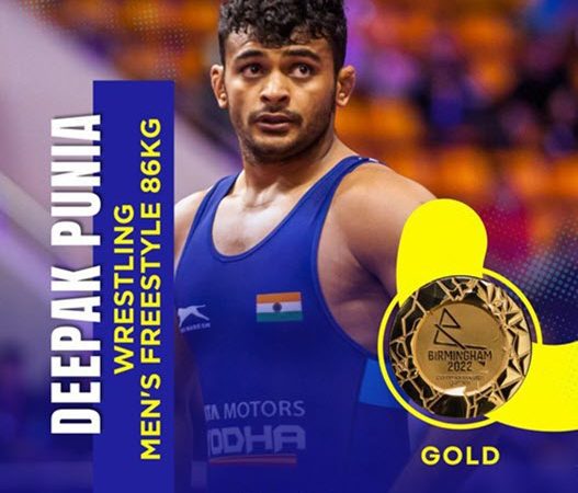 CWG 2022: PM extends wishes to wrestler, Deepak Punia on winning Gold
