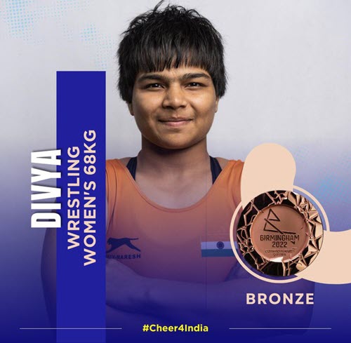 CWG 2022: PM supports wrestler, Divya for winning Bronze medal