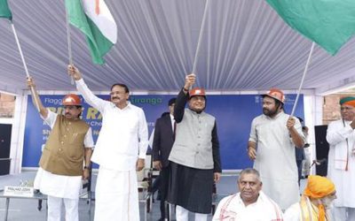 Vice President flags off ‘Har Ghar Tiranga’ Bike Rally of MPs from Red Fort