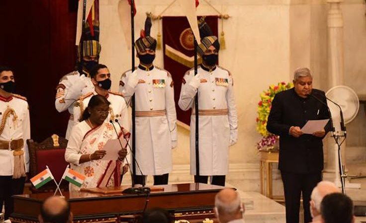 Shri Jagdeep Dhankhar sworn in as the 14th Vice President of India