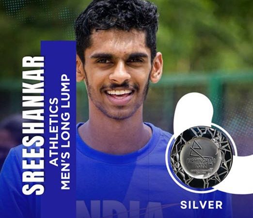 PM congratulates M. Sreeshankar for winning Silver medal in Men’s long jump