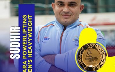 PM congratulates Sudhir for winning Gold Medal in para powerlifting