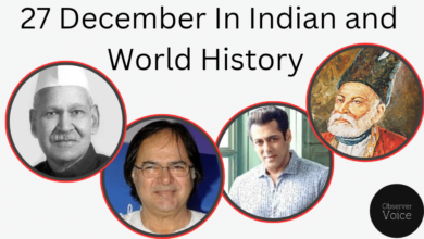 27 December in Indian and World History