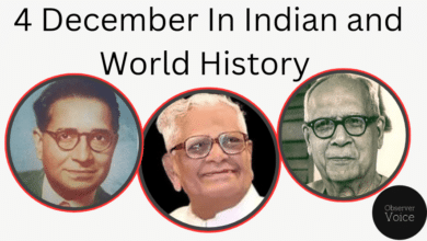 4 December in Indian and World History