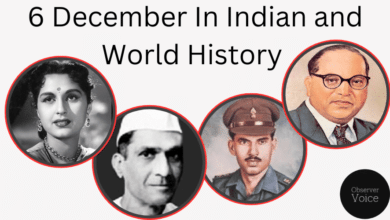 6 December in Indian and World History