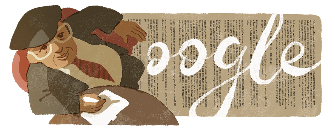 20 December: Google Doodle celebrates Gonzalo Rojas’ 106th birthday