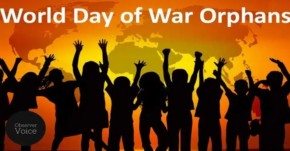 6 January: World Day for War Orphans