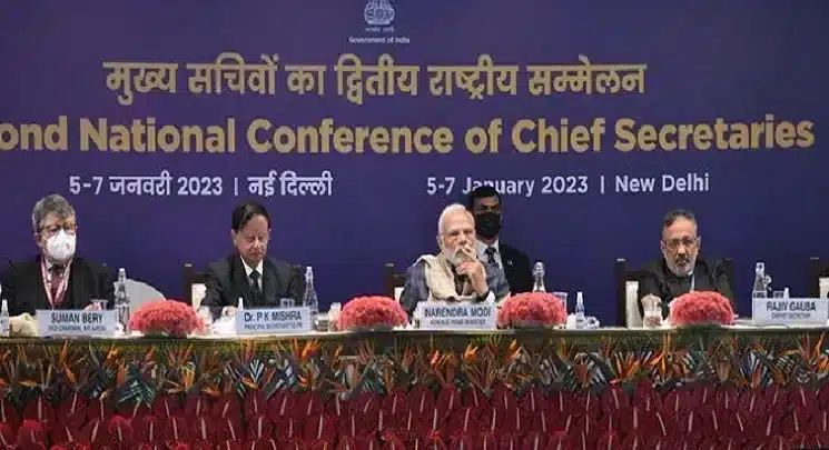 PM attends Chief Secretaries' conference