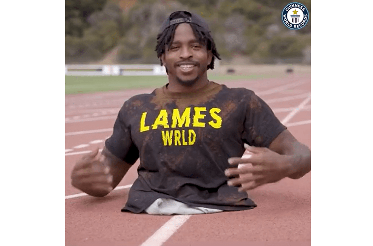 Guinness World Records Shares Video Clip Of Fastest Man On Hands