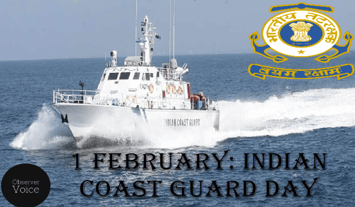 1 February: Indian Coast Guard Day