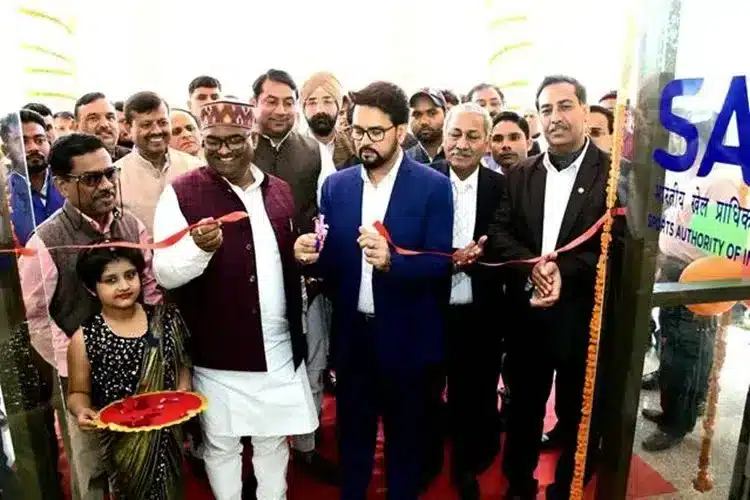 Shri Anurag Singh Thakur inaugurates new sports infrastructure in SAI NCOE Lucknow