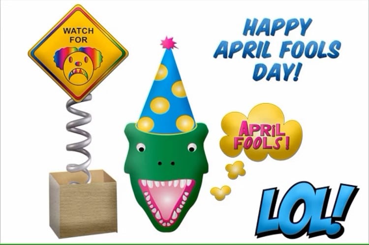 1 April: April Fool’s Day