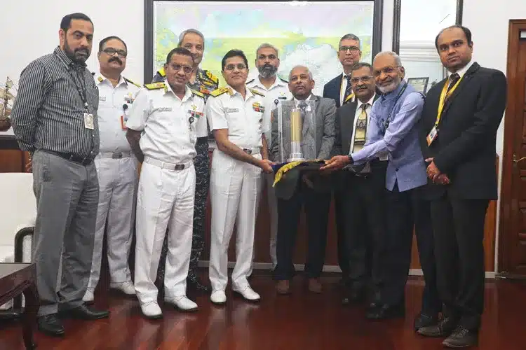 ASW rocket was handed over to the Indian Navy