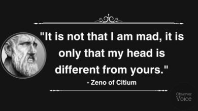 It is not that I am mad, it is only that my head is different from yours."