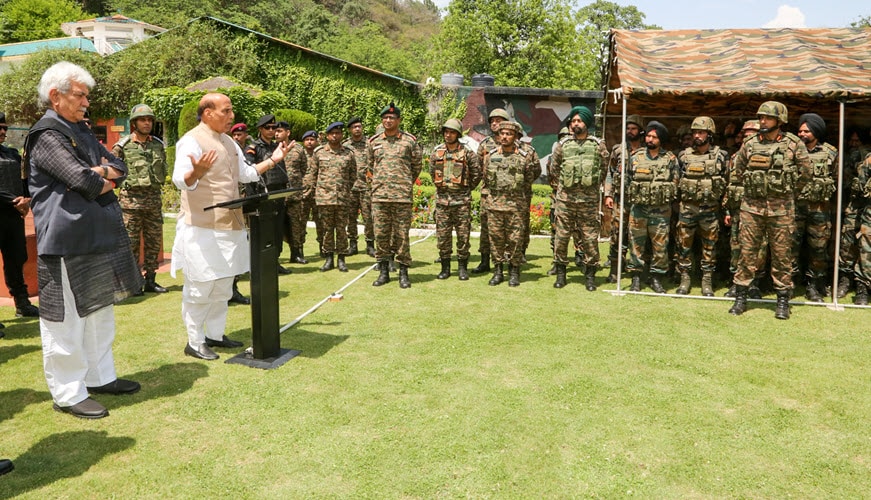 Army Base Camp in Rajouri